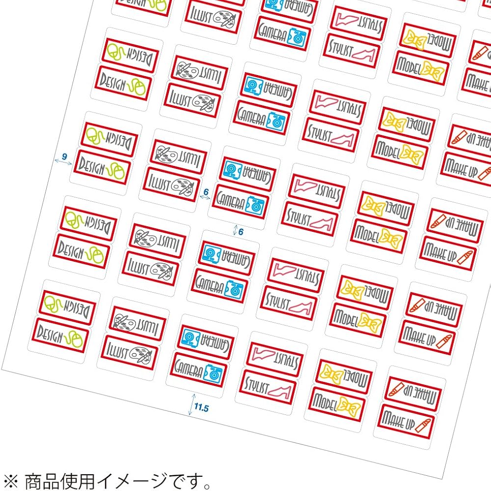 Kokuyo Color LBP-T2591R Laser Color Copy Tack Index Film Label Large Red