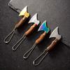 Mini Axe Keychain Box Opener, Parcel Tape Cutter Solid Metal Blade, Portable Daily Package Opener Tool