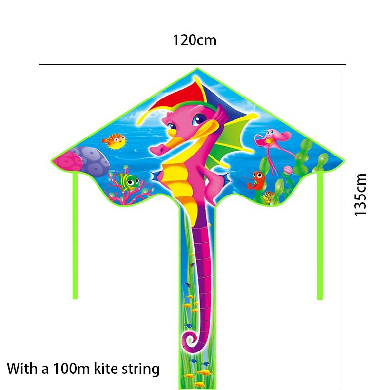 

Kite Childrens Cartoon Long Tail Underwater Series Easy To Fly In Breeze The Style A