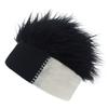 Fluffy Men Natural Unisex Adult Fake Hair Hat Hair Accessories Beanie Wig Hat Fun Short Hair Caps