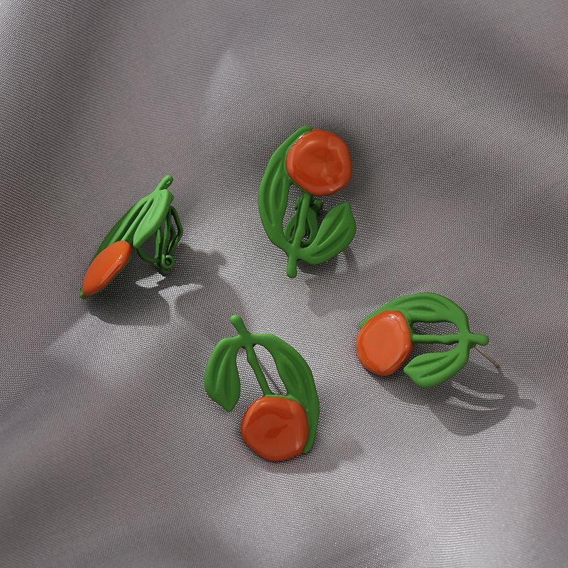 925 Silver Heart & Daisy Earrings - Fun Design with Drip Oil Paint, Flower Studs & Dangle Clips