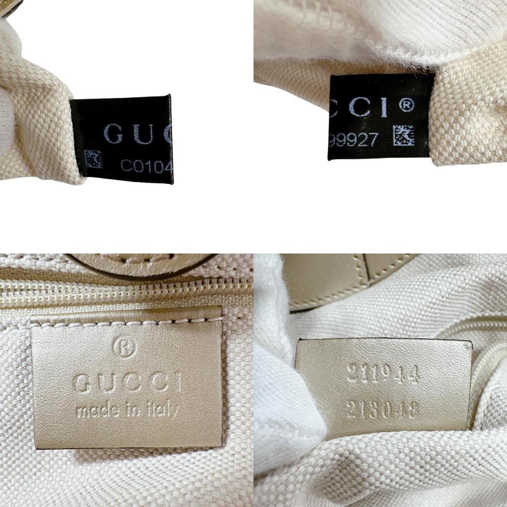 GUCCI GG canvas Sukey bag Tote Bag GG canvas beige Women 211944 Used