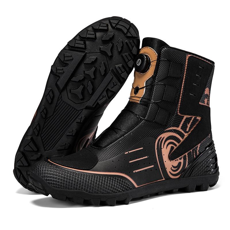 2025 Four Seasons Motorcycle Riding Boots Men's Women's Anti Fall Shoes Off Road Racing Travel