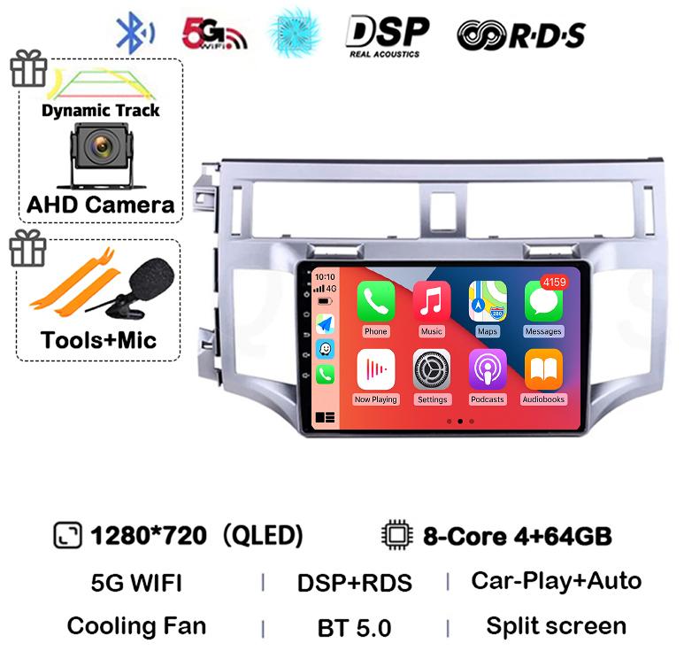 Android 14 Carplay Auto For Toyota Avalon 3 2005 2006 2007 2008 2009 2010 Car Radio Multimedia Player Stereo GPS WIFI Head Unit