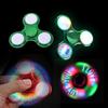 Creative Led Light Luminous Fidget Spinner Changes Golw In The Dark Stress Relief Toys For Kids ,6PCS