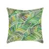 New Nap Pillow Green Leaves Sofa Plush Pillow Case Home Summer Cushion