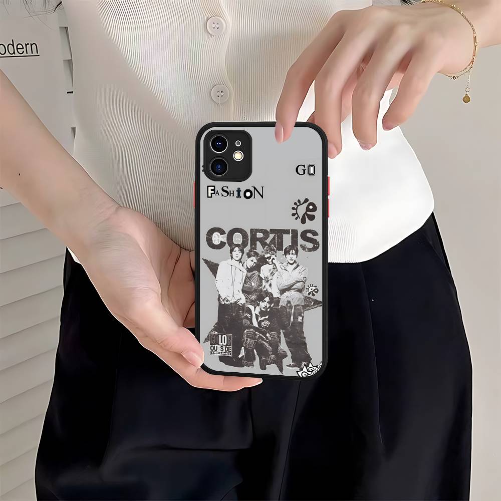 Hot Kpop C-CORTIS For IPhone 15 16 Pro Max 11 12 13 14 XS XR X Plus 16E Matte Translucent Phone Cover