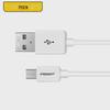 PISEN Fast Charging V8 Android Cable for Vivo, Huawei, Oppo, and Xiaomi Phones