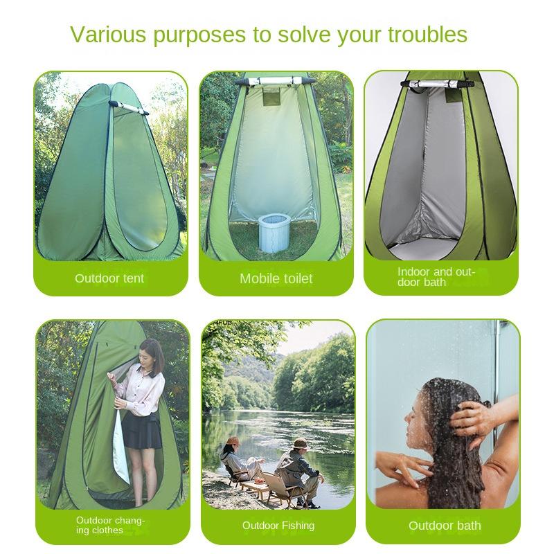 Outdoor Camping Toilette Ankleidezelt Automatische Dusche Bad Zelt Angeln Bad Toilette Umkleidekabine