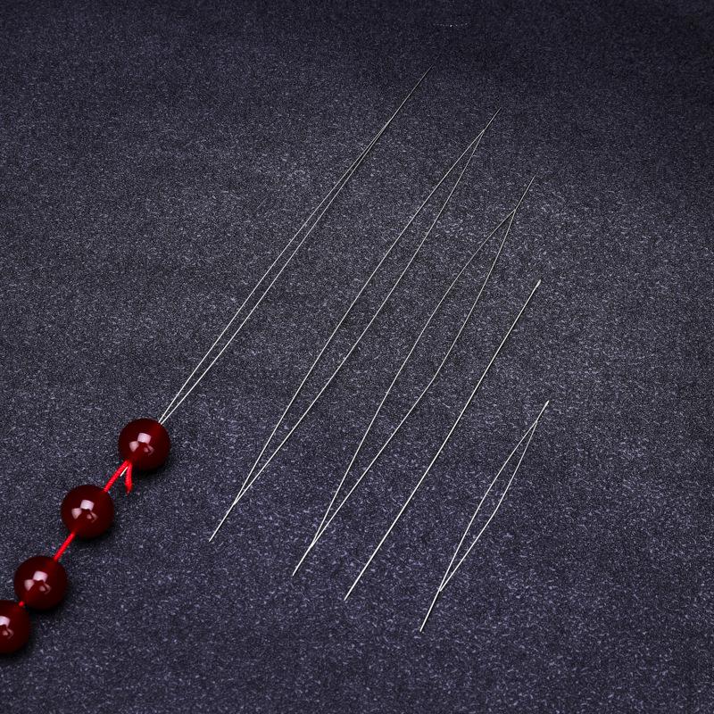 DIY Handgefertigte Feine Twist Perlennadel zum Auffädeln loser Perlen bei der Schmuckherstellung