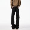 Paris Youth Bootcut Scimitar Jeans: Men's Autumn/Winter Loose-Fit Micro-Flare Straight Leg Pants