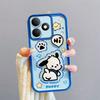 KEYSION Shockproof Case for Realme Note 80 with Lanyard Soft Silicone Cute 3D Cartoon Doll Phone Cover for Realme Note 80