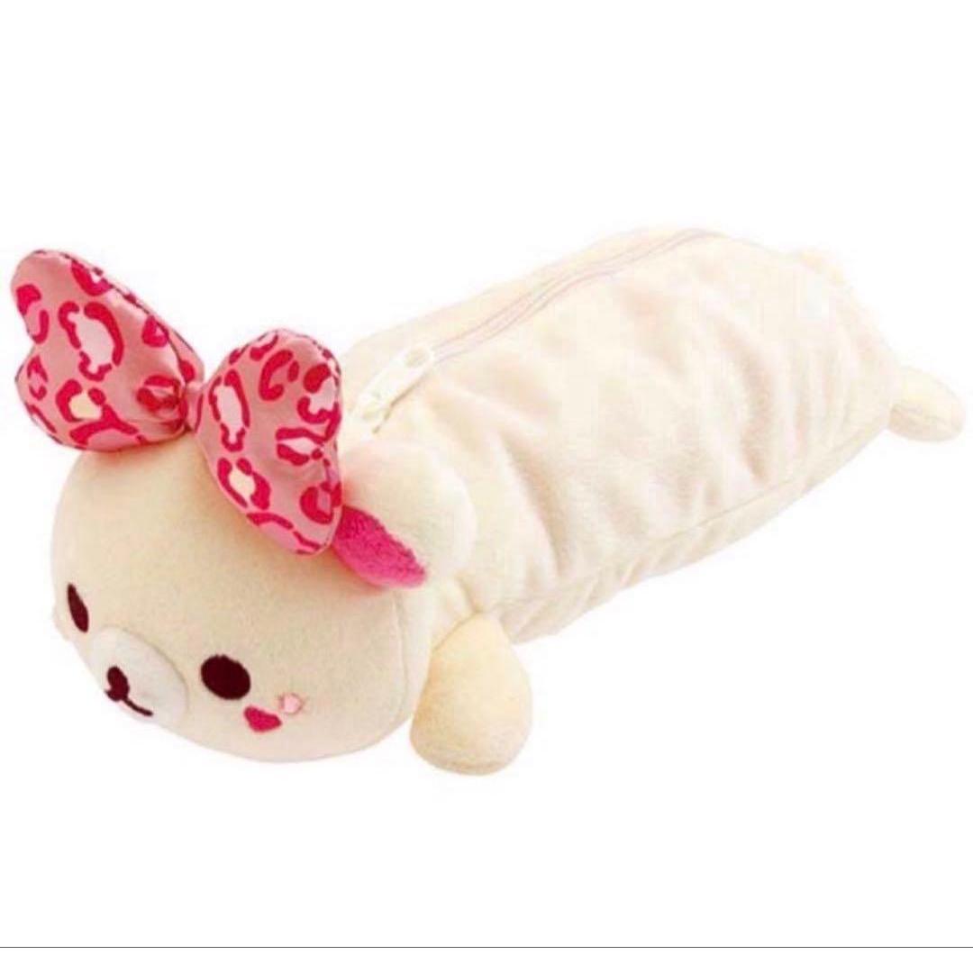 Rilakkuma stuffed pen pouch (Korilakkuma Ippai series/leopard print)