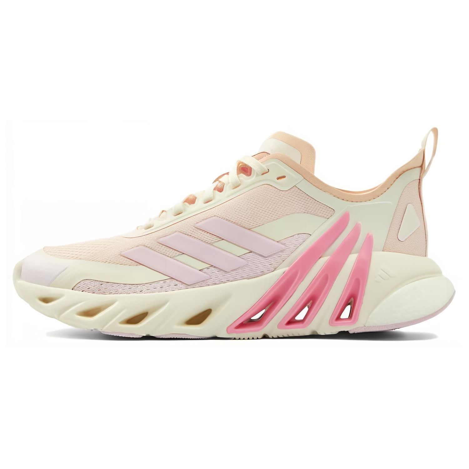 

Adidas Comfortable Casual Shock Absorbing Wear Resistant Breathable Low Top Running Shoes Unisex Running Shoes White Pink IH6032 39⅓