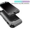 Portable Gaming Console Case Cover Repalcement Split Anti Fall Design and Easy Accessory Capacity