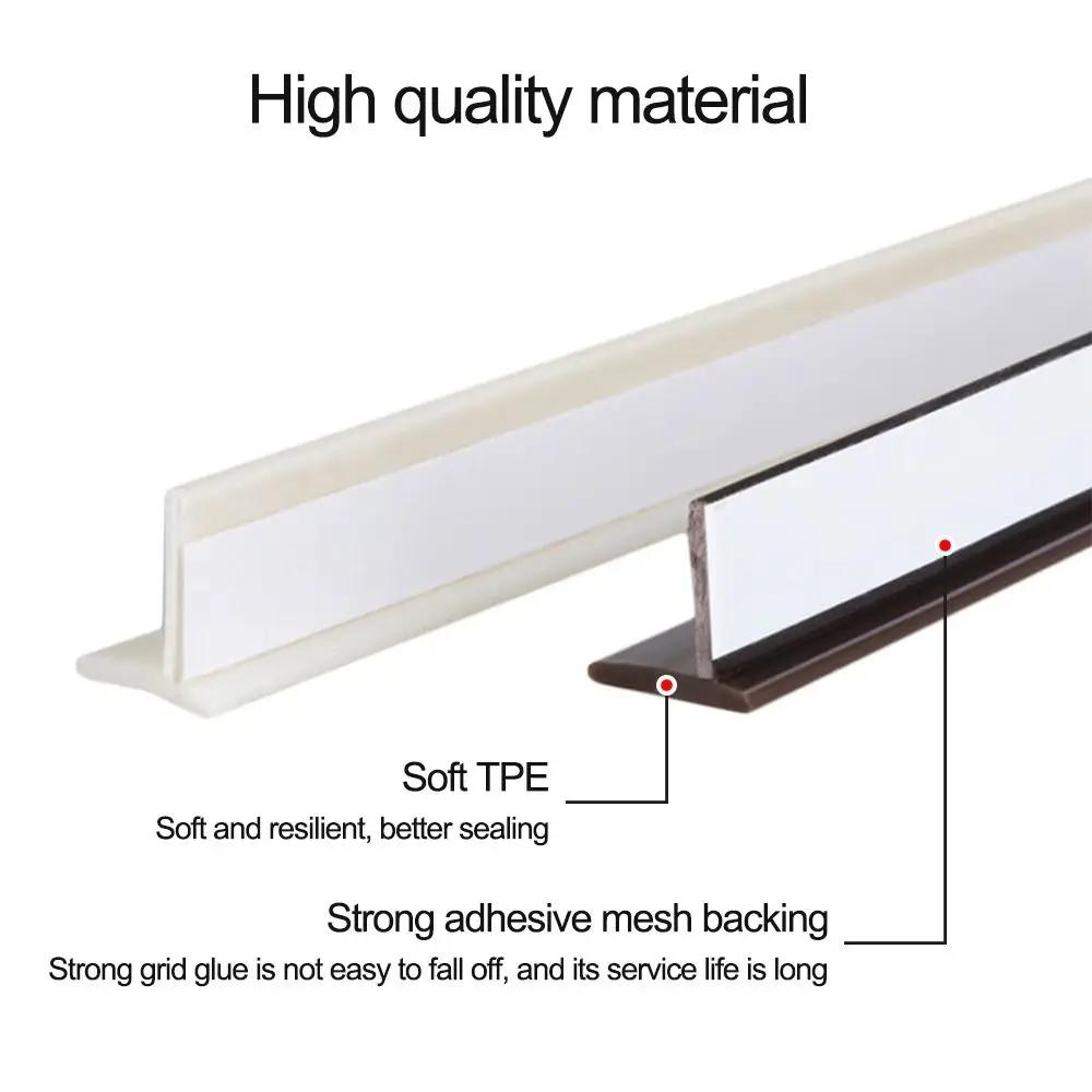 Blackout Strip Wardrobe Seal Gap Filling Self-Adhesive Cabinet Door Strip Seal Strip Dust-proof Strip