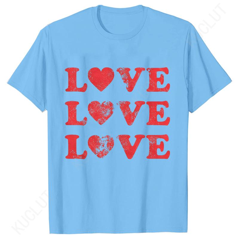 Damen Valentinstag T-Shirts Niedliche Herz T-Shirts Lustige Valentinstags T-Shirts für Damen Kurzarm Kleidung Sommer Mode T-Shirts