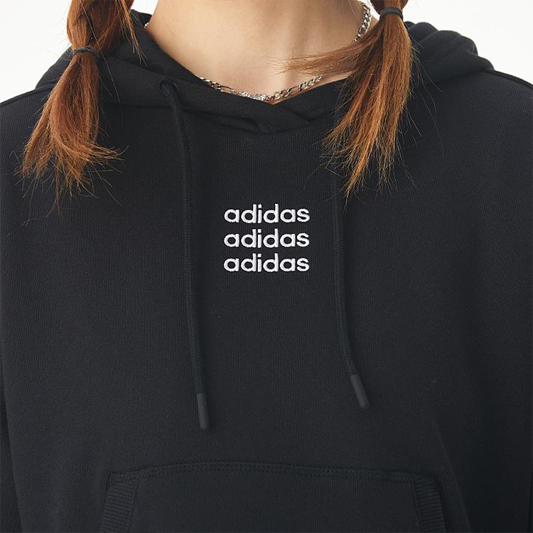 Adidas Neo Casual Hoodie Mit C+ Schweißableitend Damen Hoodies Schwarz GJ7935