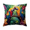 4pcs settropical jungle animals Cushions Pillowcase Polyester Cushion Cover Throw Pillow Pillowcover Home Car Sofa Decor