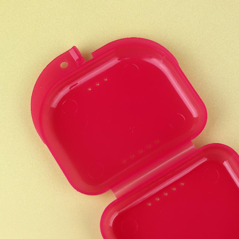 Scatola Porta Protesi Dentaria Contenitore per Apparecchio Ortodontico e Paradenti Vassoio in Plastica per Prodotti per l'Igiene Orale Custodia per Apparecchi Dentali Strumenti Orali