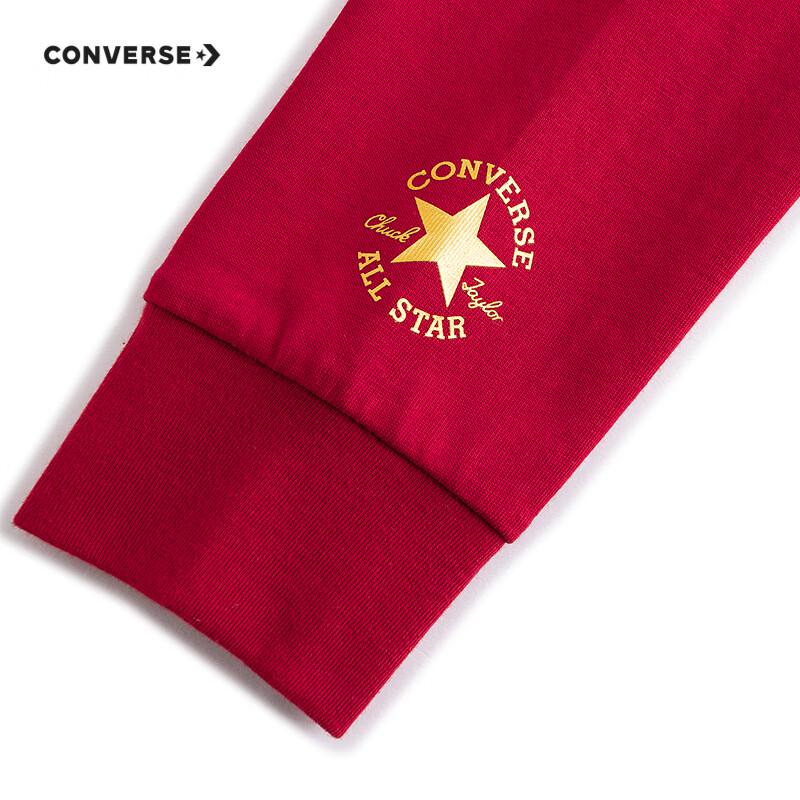 Converse Boys' Festive Red Long-Sleeve T-Shirt