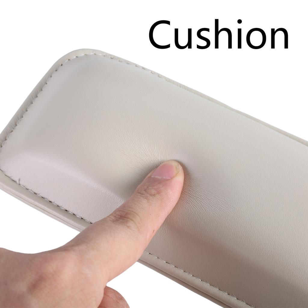 Car Leather Knee Pad Pillow Cushion Leg Pad Thigh Support Soft Comfort Knee Leg Cushion Automotive Interior Accessories