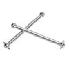 2pcs RC Drive Shaft Precise Control Low Noise Powerful Iron Drive Shaft Dogbone Parts for WLtoys 124008 124010 Remote