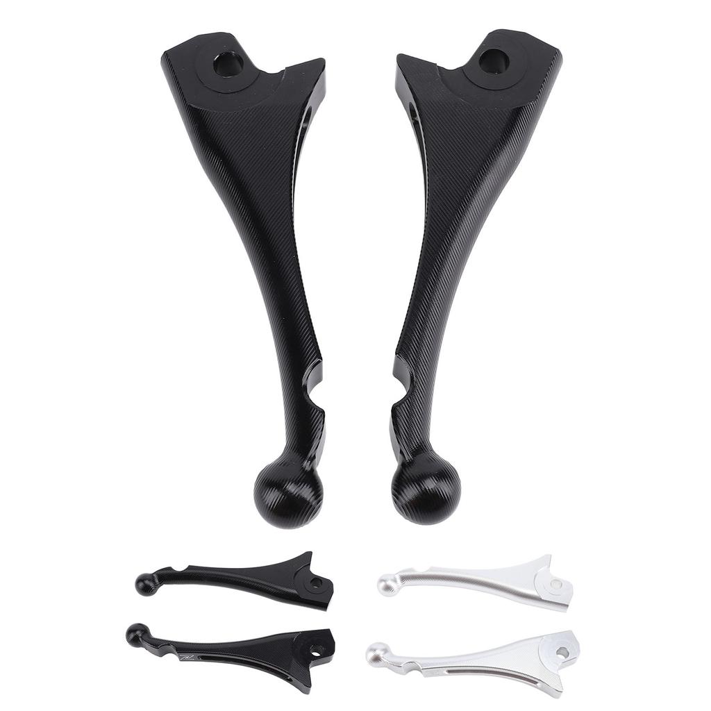 8mm Motorcycle Brake Lever Clutch Lever Kit Aluminum Alloy Anti Slip Texture Handle Short Brake Clut