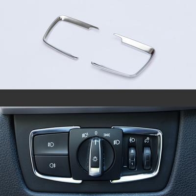 Car Styling Headlight Switch Decorative Frame for BMW 3/4 Series 3GT F30 F31 F32 F33 F34 F36 Interior