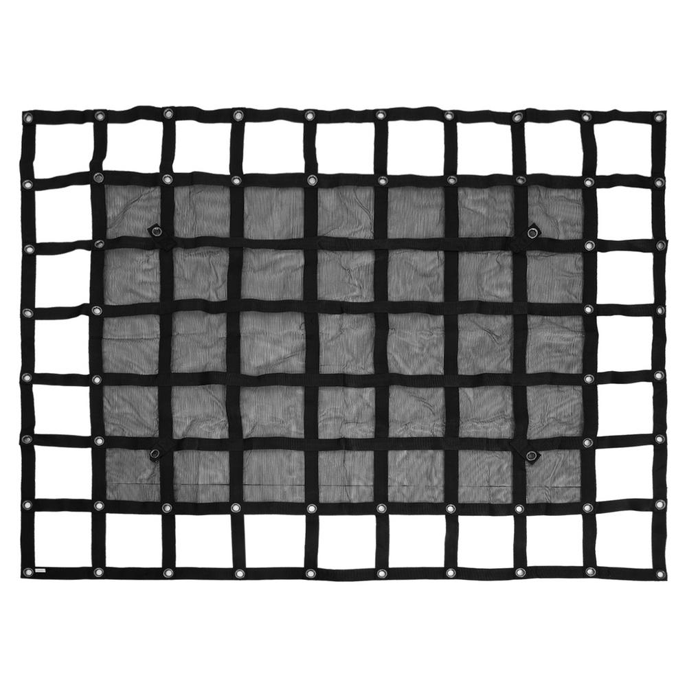 Truck Bed Mesh Cargo Net Heavy Duty Storage Mesh Truck Bed Mesh Organizer Adjustable Stretchable Pickup Mesh Net For Luggage &