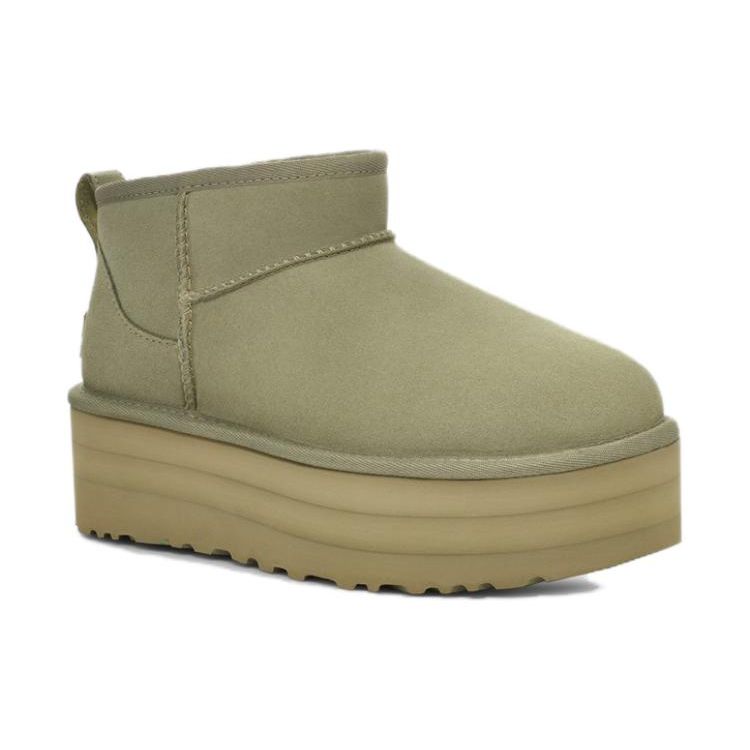 UGG Classici Stivaletti Platform Ultra Mini Trifoglio Ombrato Scarpe da Ginnastica da Donna Verdi 1135092-SDC
