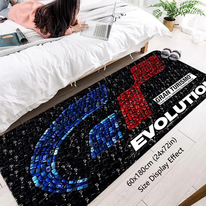Podlahová rohož G-Gran-Turismo Protiskluzová podložka pod nohy do předsíně chodby Koberec do kuchyně Vodou absorbující rohože Měkké rohožky k posteli Domácí dekorace