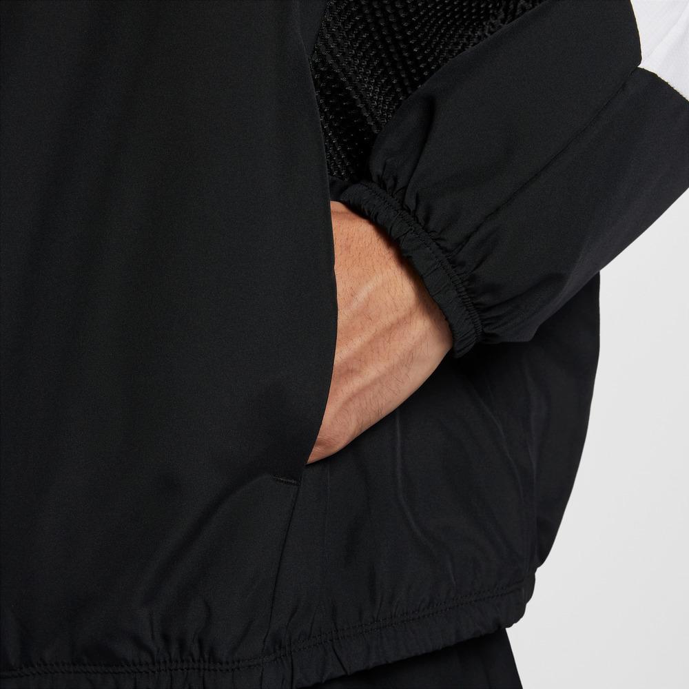 Nike Icon Logo Zip Collar Long Sleeve Basketball Jacket Men Jackets HV3364-010