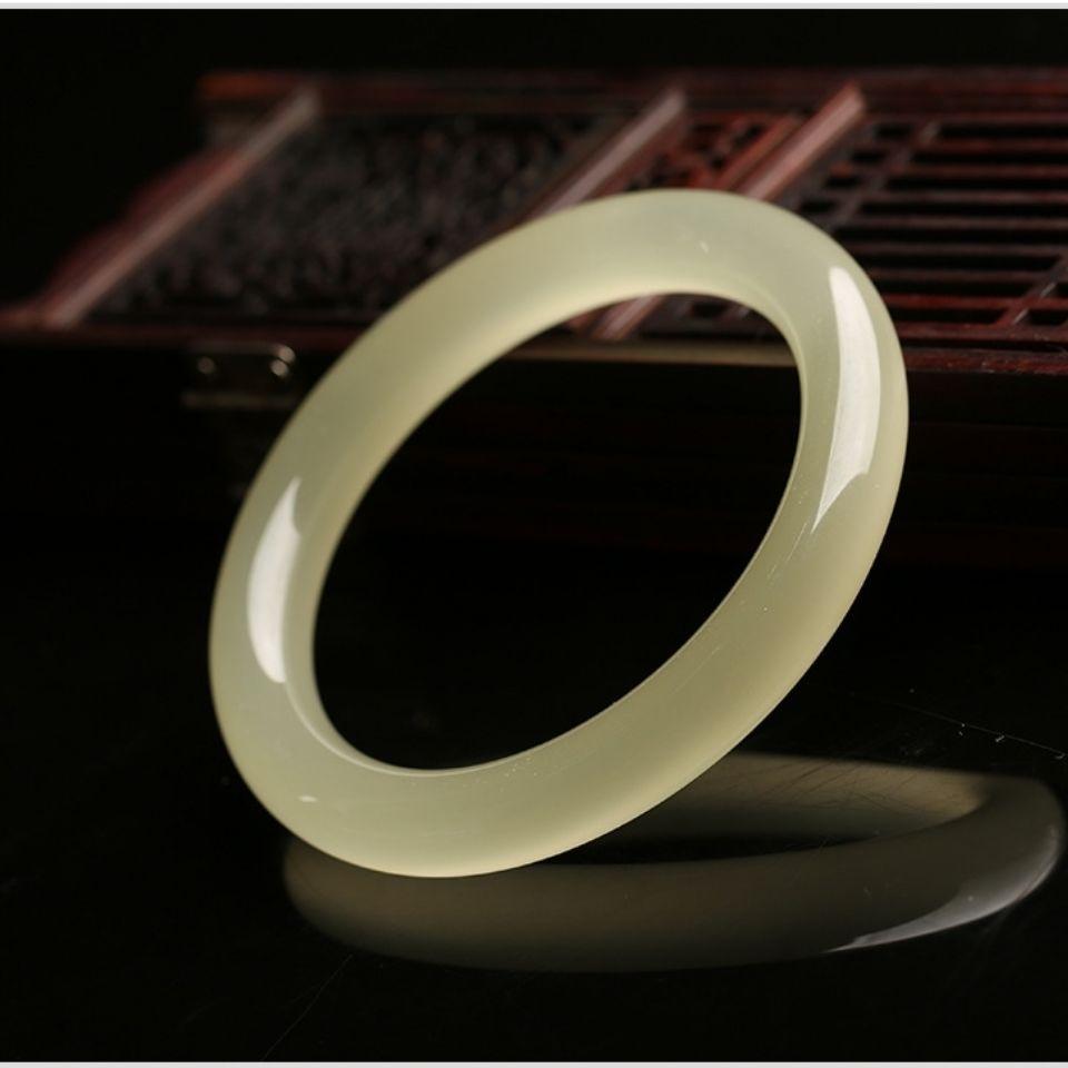 

1 шт. натуральный нефритовый браслет модный браслет с подвесками нефритовый женский подарок 52MM