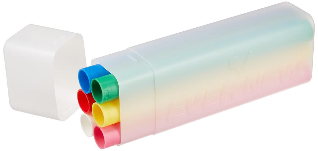 EVERNEW Relay baton plastic small colors EGA186 (6 set)