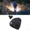 for Men Sports , Rechargeable Outdoor Hiking Flashlight Hat with Speaker Gifts Lovers