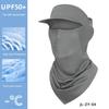 Face Guard Neck Gaiter Hat Breathable Windproof UV Protection Men Women Multi-Purpose Summer Outdoor Ice Silk Visor