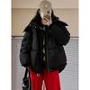 Outdoor Women's Winter Padded Jacket Coat Cotton Hooded Solid Thick Parka Waterproof Puffy