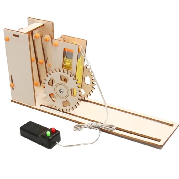 DIY Electric Folding Security Gate Kits Invention Education Toy Science Physical Experiment Kits Learning Toy Stem Toy