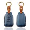 Genuine Leather Car Key Cover for Chevrolet Cruze, Malibu, Trax, Onix (21 Models)