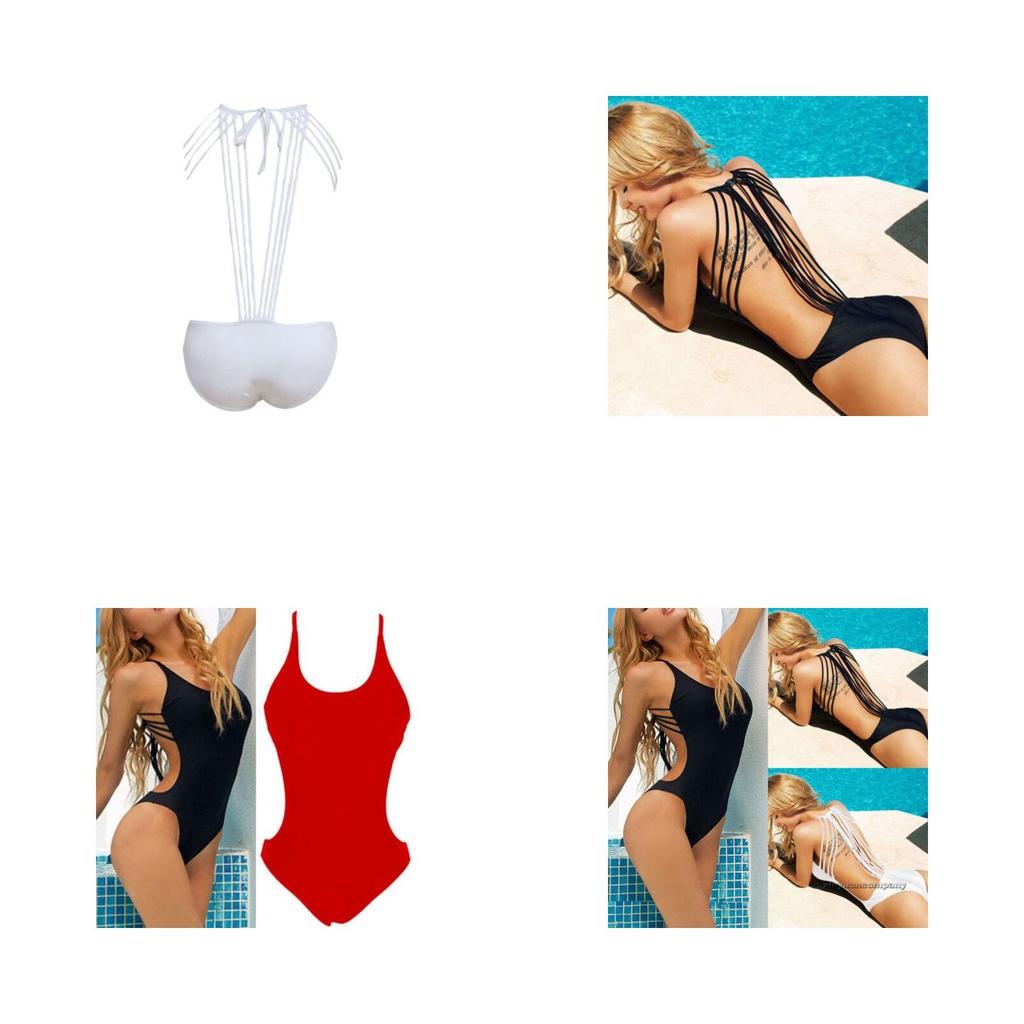 Costume da bagno intero alla moda Bikini a fascia con imbottitura push-up per una vestibilità valorizzante