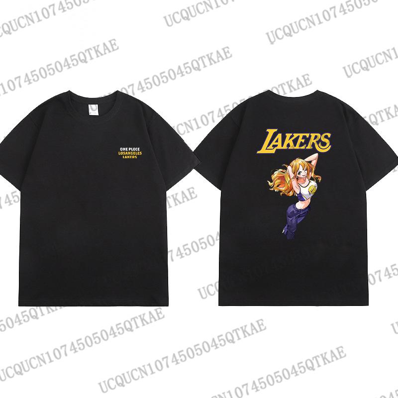 

Футболка з коротким рукавом Lakers Joint Зв язок Ніч Лейкерс Чиста бавовна Чоловіча та жіноча Великого розміру Косплей Футболка S