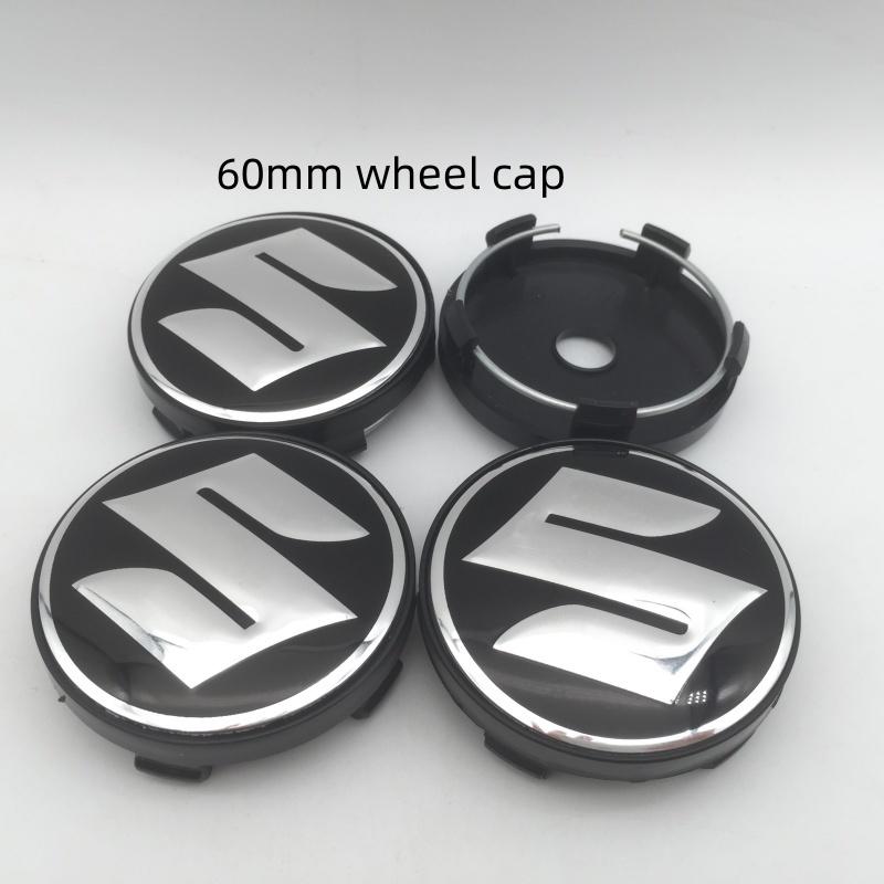 4 db 3D 56mm 60mm 68mm Suzuki Autó Kerékagy Középkupak Embléma Jelvény Borítások Matrica Matricák Styling kiegészítők
