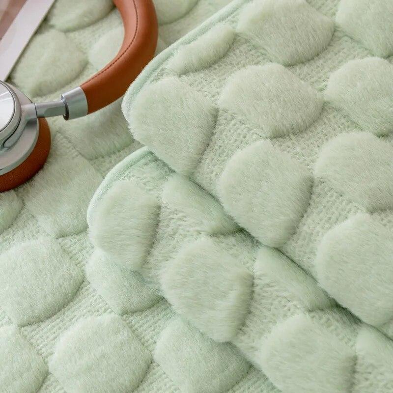 Leather Sofa Cover Cover Cloth Towel Autumn and Winter Light Luxury Advanced Sense Solid Color Thickened Non-Slip Cushion