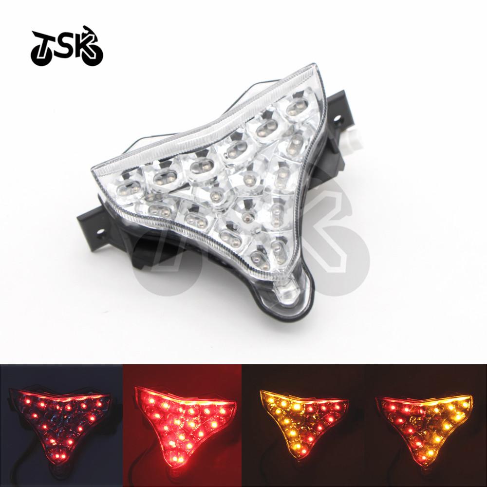 For Yamaha YZF R1 2009 2010 2011 2012 2013 2014 Rear Tail Light Brake Turn Signals Integrated LED Light