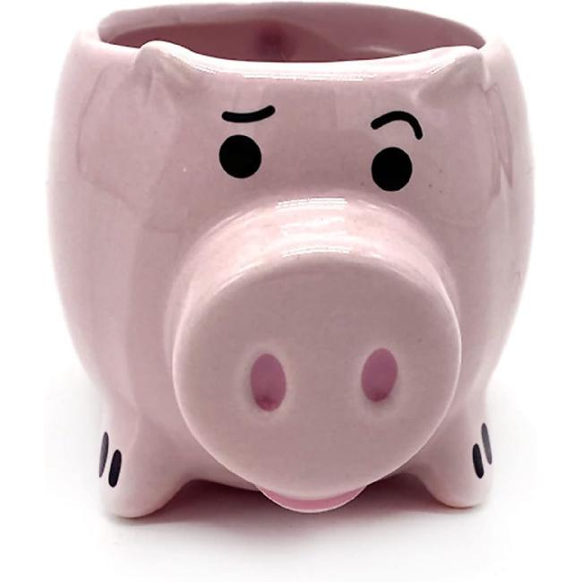 

Кружка керамическая Tissting 400 мл Милая розовая свинка, Керамическая 3D кружка-свинка, Милая мультяшная кружка с животным, Подарок на праздник, день рождения, для кофе, молока, чая