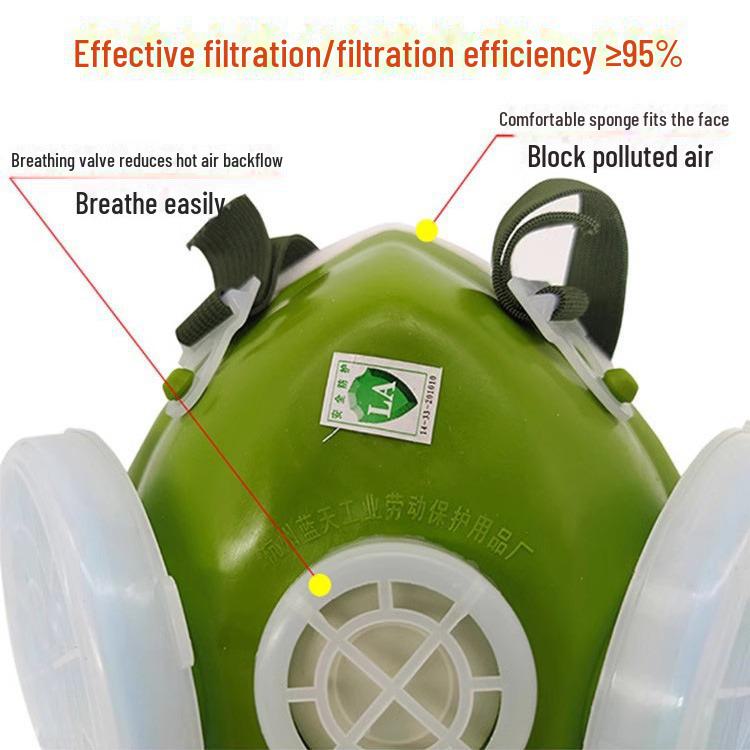 Blue Sky Shengli Self-Priming 301-XK Dust Mask with Replaceable Filter Paper for Industrial Protection