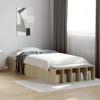 Bed Frame Sonoma Oak 75 x 190 cm Particleboard