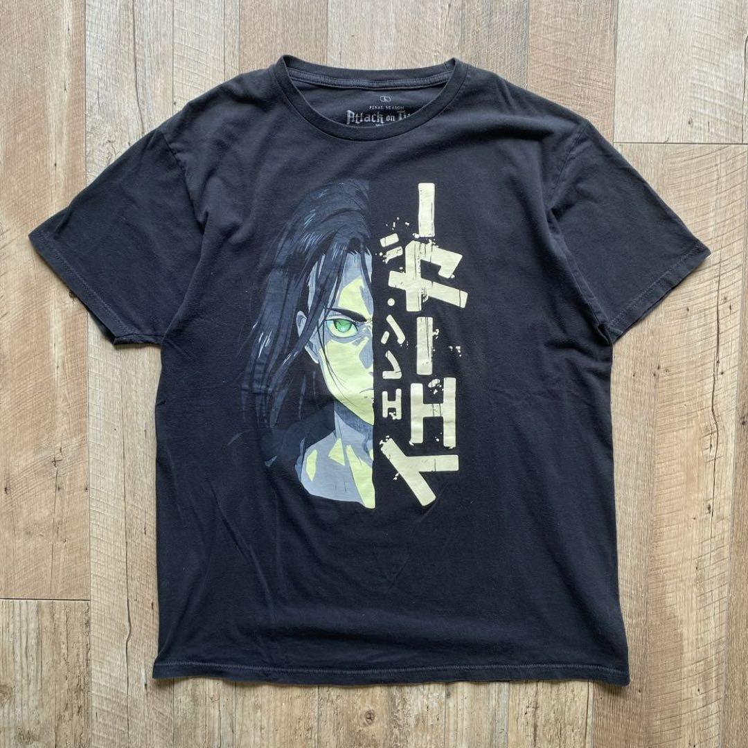 

[USED] Made in Japan Attack on Titan Eren Yeager Manga Anime T-Shirt, Size L