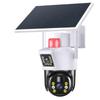 360° Solar Surveillance Camera - HD Night Vision, Remote Access, Wireless 4G for Outdoor Home Security.